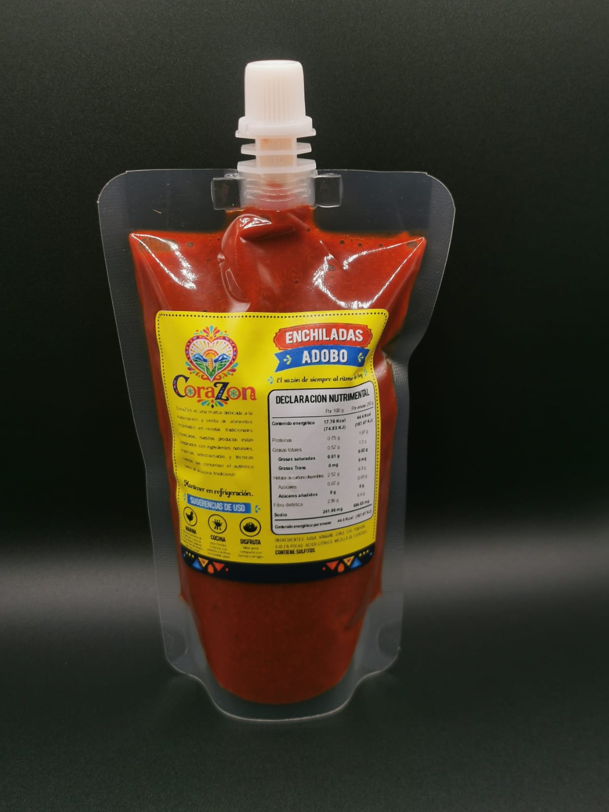 CoraZon Adobada pouch reverso