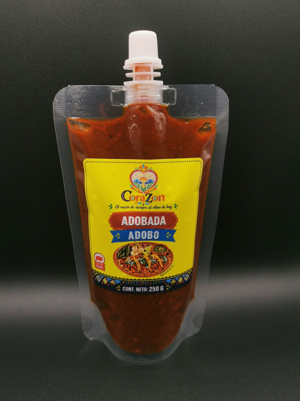 CoraZon Adobada pouch frente