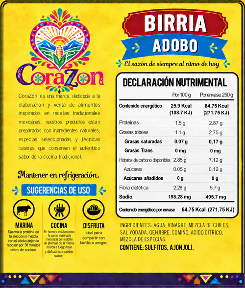 CoraZon Birria reverso